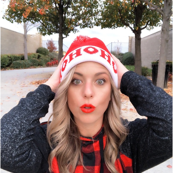 HO HO HO Christmas BEANIE - Picture 3 of 6